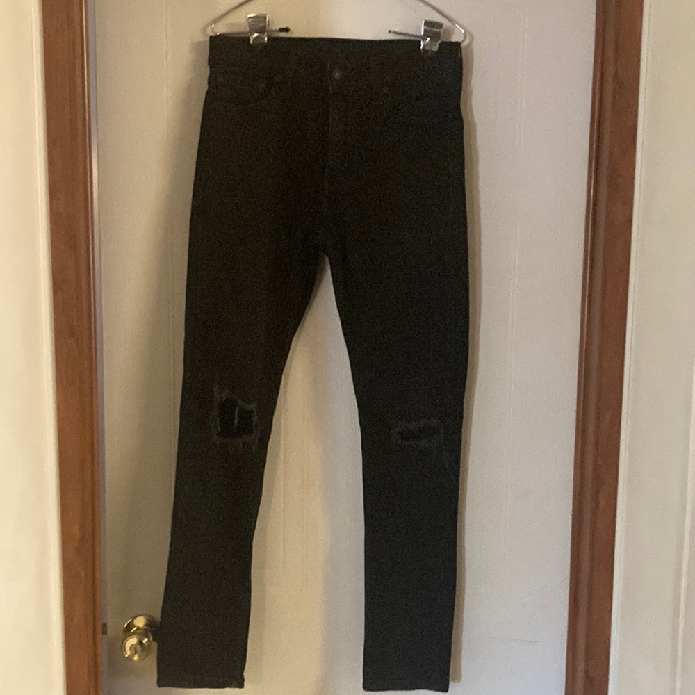 Black Levi’s used but still in good condition.